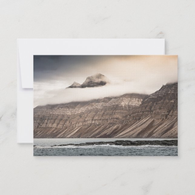 Svalbard Landscape Photo Card (Front)