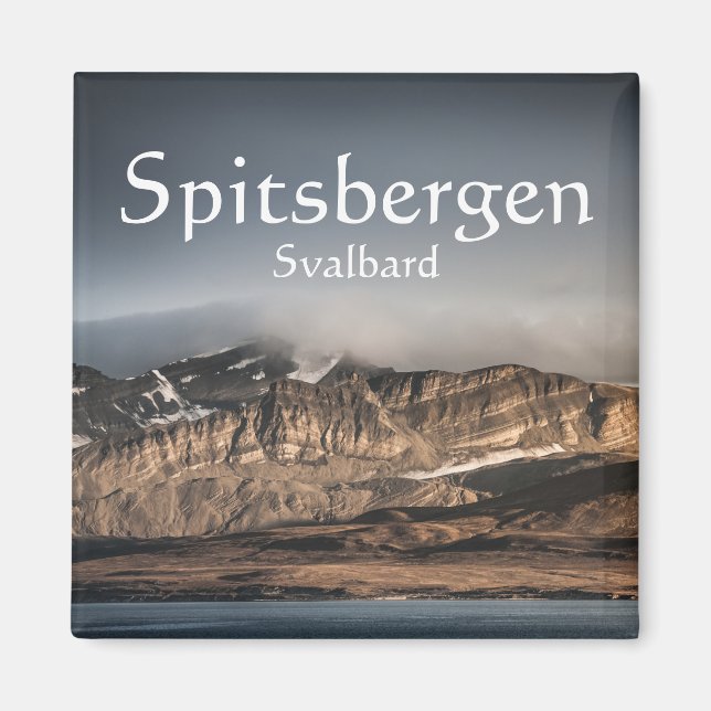 Svalbard Landscape Photo Magnet (Front)