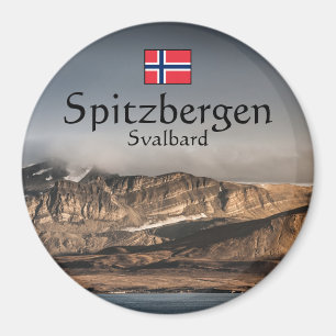 Svalbard Landscape Photo Magnet