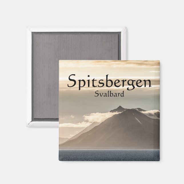 Svalbard Landscape Photo Magnet (Front/Back)