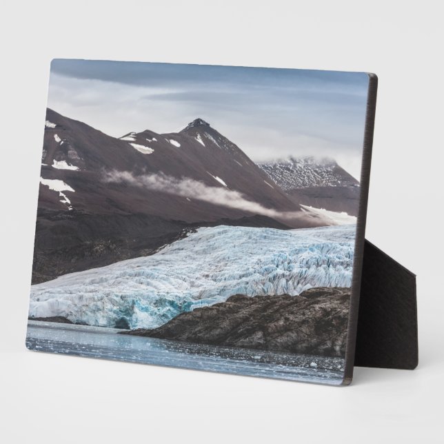 Svalbard Landscape Photo Plaque (Side)