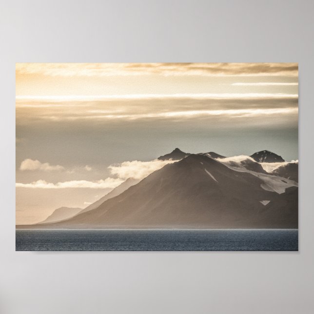 Svalbard Landscape Photo Poster (Front)
