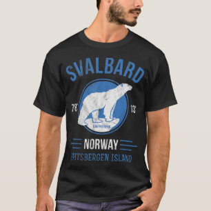 Svalbard Norway Arctic Circle Polar Bear T-Shirt S
