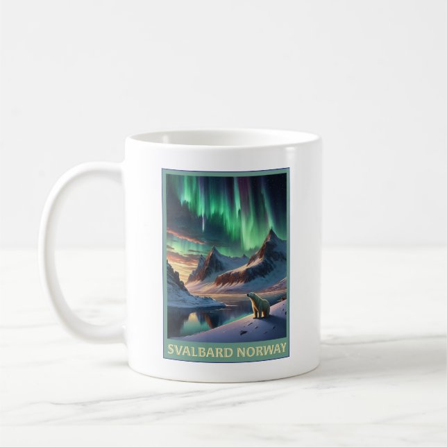 Svalbard Norway Coffee Mug (Left)