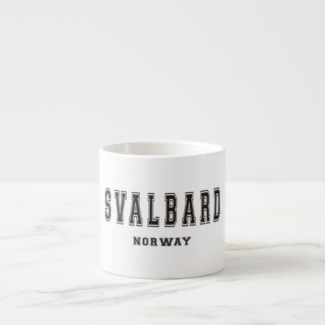 Svalbard Norway Espresso Cup (Front)