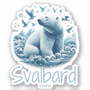 Svalbard Spitsbergen Artistic polar bear, Norway