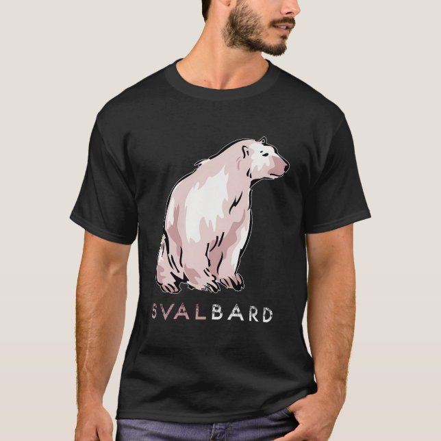 Svalbard The Polar Bear Arctic Circle Norway T-Shirt (Front)