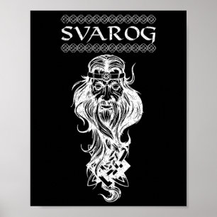 Svarog Slavic Pagan God Slavs Paganism Mythology Poster