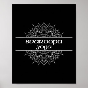 Svaroopa Yoga Type Mandala Graphic  Poster