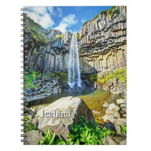Svartifoss Waterfall, Iceland Notebook