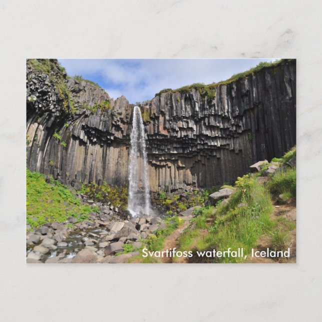 Svartifoss waterfall, Iceland Postcard (Front)