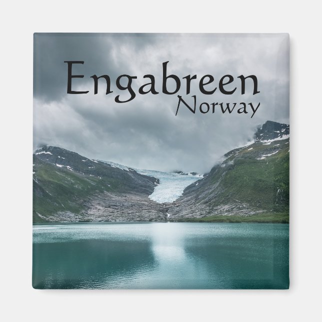 Svartisen Glacier Norway Magnet (Front)