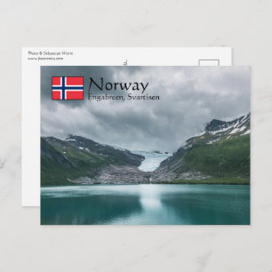 Svartisen Glacier Norway Postcard