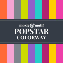 FABRIC - POPSTAR Colorway - sewing textiles