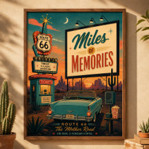 Route 66 Road Trip Nostalgia Collection
