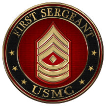 USMC First Sergeant 3D Art by Serge Averbukh