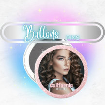Pageant Buttons Custom Pins