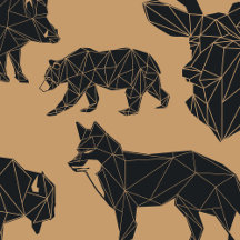 Geometric Woodland Animals