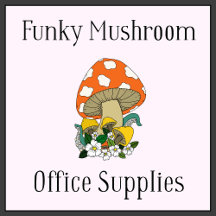 Funky Mushroom Office Supplies