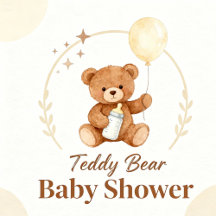 Teddy Bear Baby Shower Invitation Collection