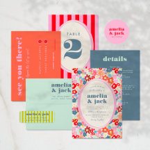 Blooming Joy - Bold Vibrant Playful Floral Wedding