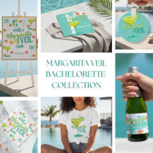 Margarita Veil Tropical Bachelorette Party