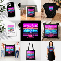 Motherhood Powered by Coffee | Funny Mother's Day