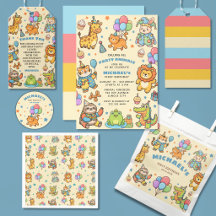 Calling All Party Animals 1st Birthday Party