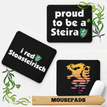 Mousepads mit Steirer Wappen im Vintage Style