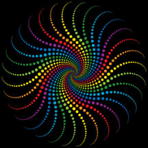 Fascinating Rainbow Spiral