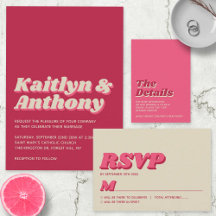 The 70's Retro Groovy Wedding Collection