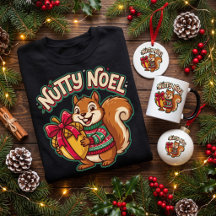 Nutty Noel Squirrel Christmas