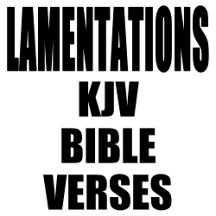 Lamentation KJV Bible Verses