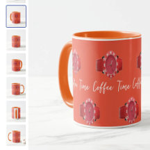 COFFEE Time Watch Coffee Mugs