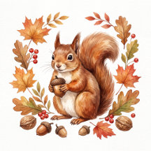 Squirrel in Autumn Mug Collection