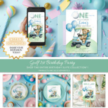 Golf Hole In One 1st Birthday Suite