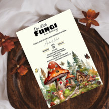 Mushroom baby shower Whimsical Woodland Little 