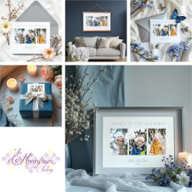 Family Minimalist 3 Photos Collage Keepsake