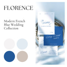Florence • Modern French Blue Wedding Collection
