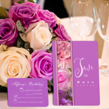 Vivid Orchid Greeting Cards