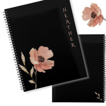 Boho Floral Notebooks, Planners, Office Supplies 
