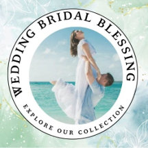 Custom Photo Modern Beach Wedding 