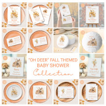 "Oh Deer" Fall Themed Baby Shower