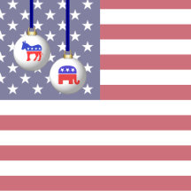 USA Patriotic Election Season Christmas