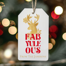 Fab-Yule-Ous Elegant Red Gold Christmas Collection