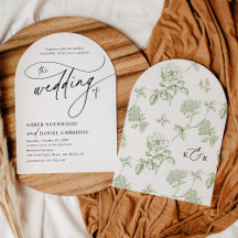 Elegant Calligraphy - Sage Green