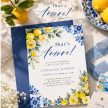 That’s Amore Italian Bridal Shower Collection 
