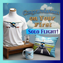 First Solo Flight Gifts & Keepsakes