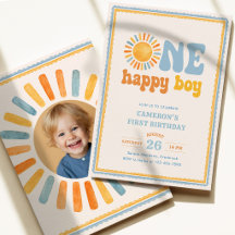 ONE Happy Boy Birthday Party