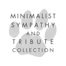 Minimalist Cat Loss Sympathy Cards